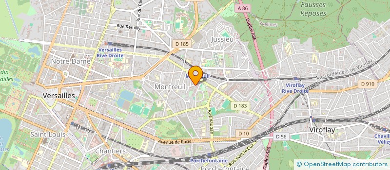 localisation de l'entreprise MONSIEUR NOUR BOUCHAAR à VERSAILLES