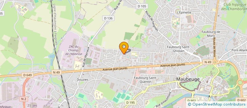 localisation de l'entreprise MONSIEUR NOUR CHAIB  FERRIERES-EN-BRIE