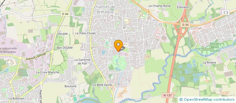 localisation de l'entreprise MONSIEUR NOUR DINE AIT ALLA  CHARTRES-DE-BRETAGNE