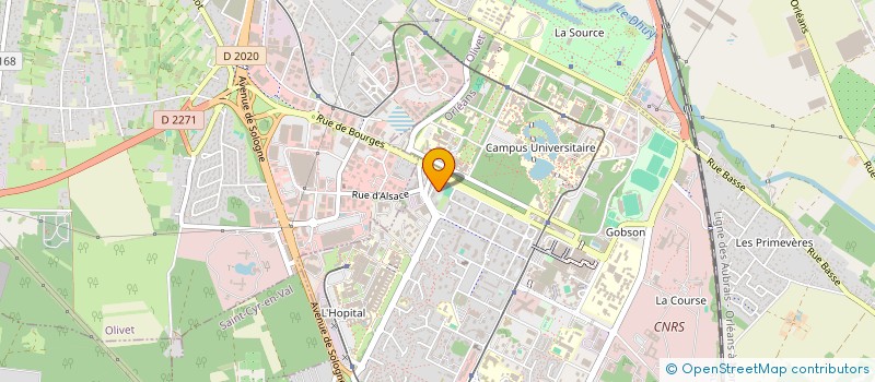 localisation de l'entreprise MONSIEUR NOUR EDDIN EL HARCHI  BEAUGENCY