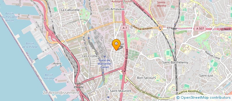 localisation de l'entreprise MONSIEUR NOUR-EDDINE ALILICHE à MARSEILLE
