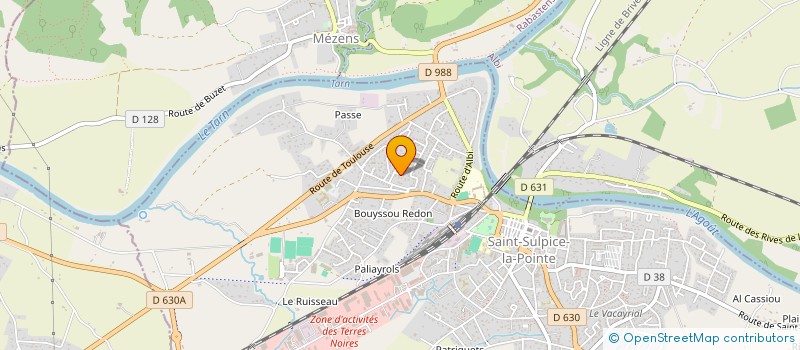 localisation de l'entreprise MONSIEUR NOUR-EDDINE BEKHDADI  SAINT-SULPICE-LA-POINTE