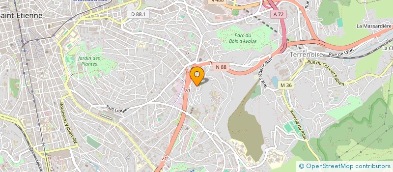 localisation de l'entreprise MONSIEUR NOUR EDDINE BELHAJ KADDOUR  SAINT-ETIENNE