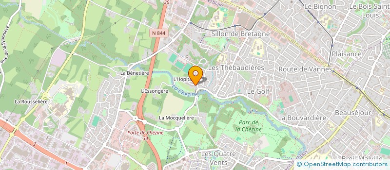 localisation de l'entreprise MONSIEUR NOUR-EDDINE BEN HAMED  SAINT-HERBLAIN