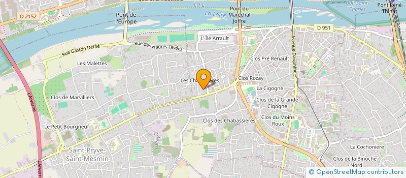 localisation de l'entreprise MONSIEUR NOUR EDDINE BOUDJEMA à ORLEANS