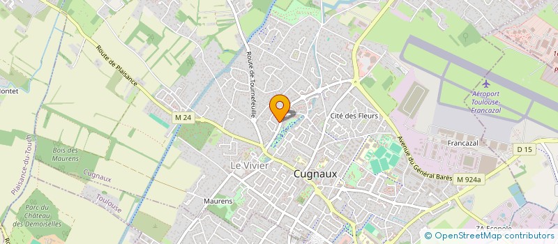 localisation de l'entreprise MONSIEUR NOUR EDDINE BOUHENNOUCHE  CUGNAUX