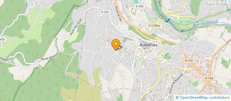 localisation de l'entreprise MONSIEUR NOUR EDDINE BOULBAROUD à AUBENAS