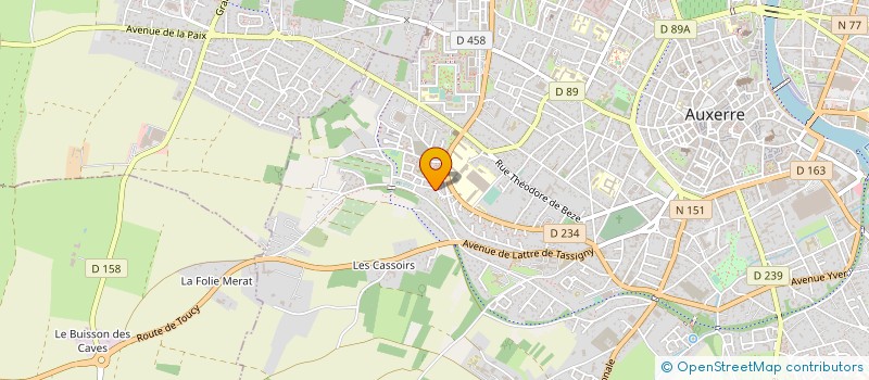 localisation de l'entreprise MONSIEUR NOUR EDDINE EL KHAMSSA à AUXERRE