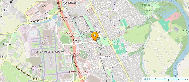 localisation de l'entreprise MONSIEUR NOUR EDDINE EL KHATTABI  BLAGNAC