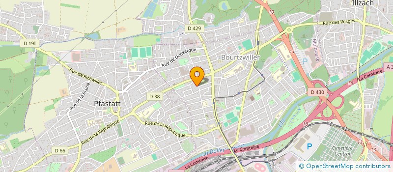 localisation de l'entreprise MONSIEUR NOUR EDDINE FOUAGHLA  MULHOUSE