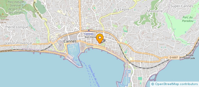 localisation de l'entreprise MONSIEUR NOUR-EDDINE HAMED BEY à CANNES