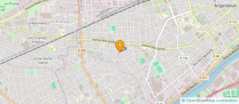 localisation de l'entreprise MONSIEUR NOUR EDDINE ODDI  ARGENTEUIL