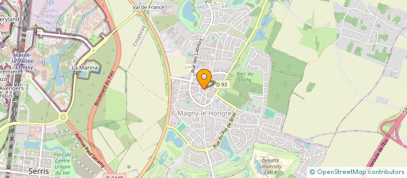 localisation de l'entreprise MONSIEUR NOUR-EDDINE TANESTE  MAGNY-LE-HONGRE