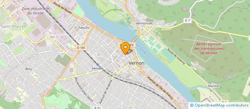 localisation de l'entreprise MONSIEUR NOUR EDINE EL ATMANI  VERNON