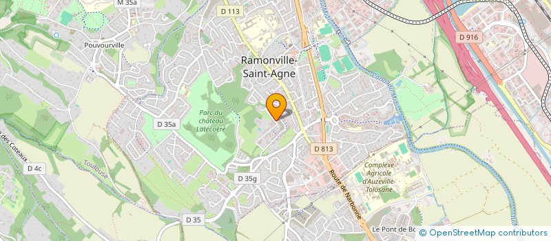 localisation de l'entreprise MONSIEUR NOUR EL MOURABITI à RAMONVILLE-SAINT-AGNE