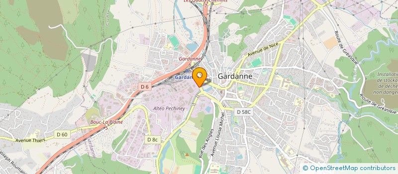 localisation de l'entreprise MONSIEUR NOUR-ELISLAM KHOMS à GARDANNE