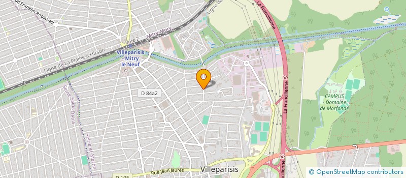 localisation de l'entreprise MONSIEUR NOUR GHOUAS  VILLEPARISIS