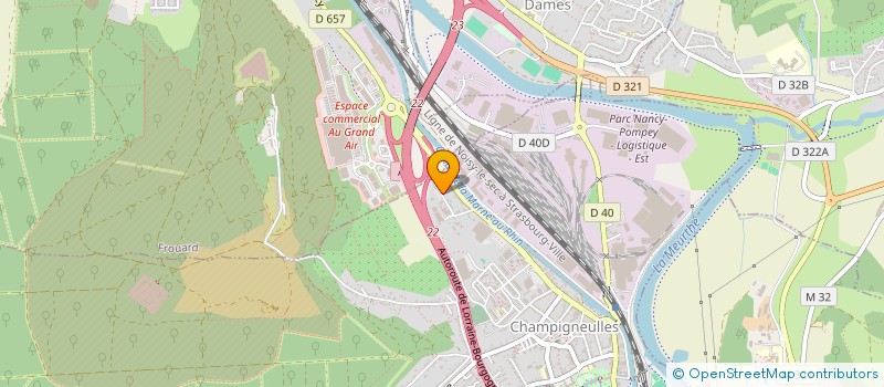 localisation de l'entreprise MONSIEUR NOUR HABCHI  CHAMPIGNEULLES