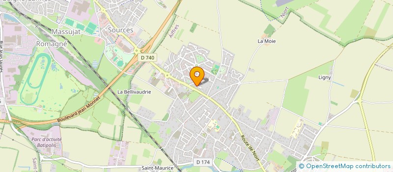 localisation de l'entreprise MONSIEUR NOUR HAOUAL  AIFFRES