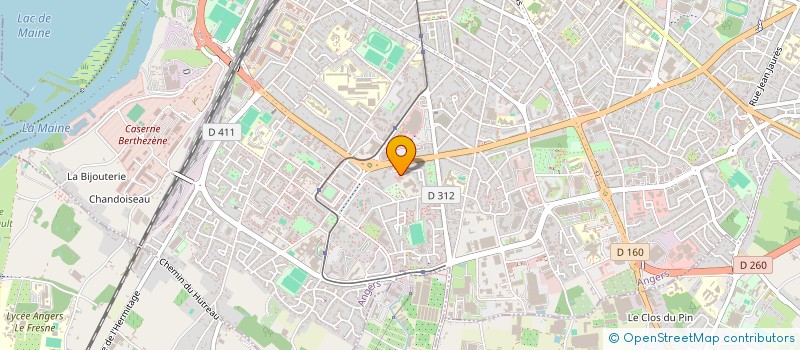 localisation de l'entreprise MONSIEUR NOUR HOUSSAINI à ANGERS