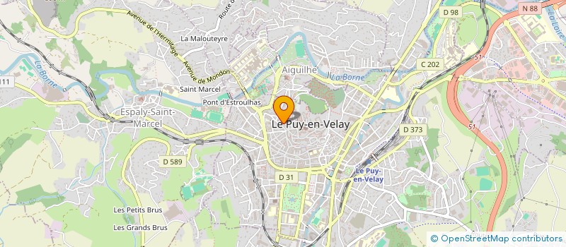 localisation de l'entreprise MONSIEUR NOUR-IDDINE BOUFROUH  LE PUY-EN-VELAY