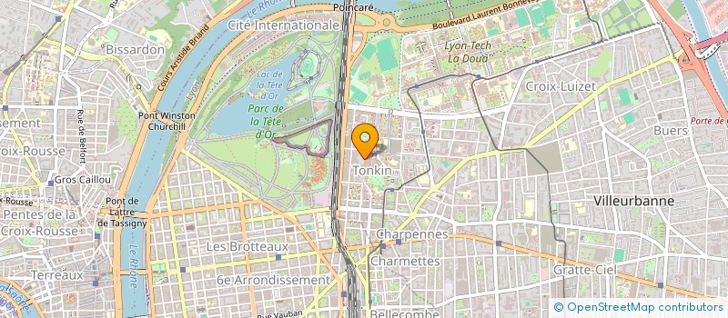 localisation de l'entreprise MONSIEUR NOUR KADAOUI  VILLEURBANNE