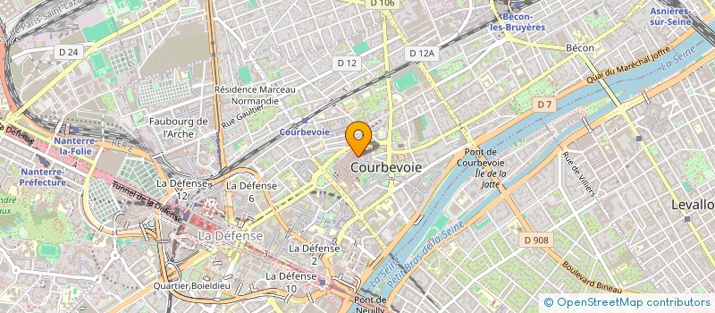 localisation de l'entreprise MONSIEUR NOUR KAMMAR à COURBEVOIE