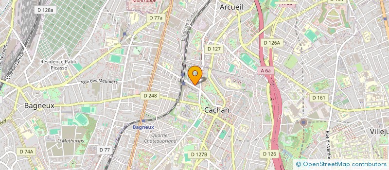 localisation de l'entreprise MONSIEUR NOUR MIRALI à CACHAN