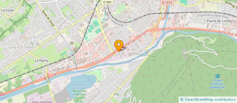 localisation de l'entreprise MONSIEUR NOUR NACRI  ALBERTVILLE