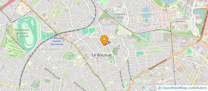 localisation de l'entreprise MONSIEUR NOUR NICOLAS à LE BOUSCAT