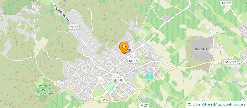 localisation de l'entreprise MONSIEUR NOURADDIN EL BADAOUI  PIGNAN