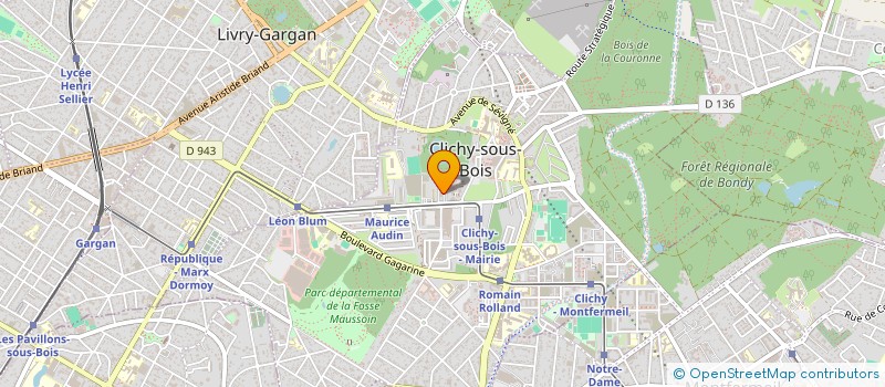 localisation de l'entreprise MONSIEUR NOURAH ALCIDAS à CLICHY-SOUS-BOIS