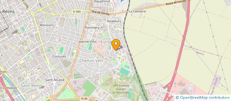 localisation de l'entreprise MONSIEUR NOURAINI KASSIM  REIMS