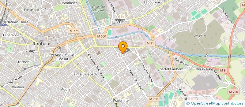 localisation de l'entreprise MONSIEUR NOURALDEEN ALHAMMOUD  ROUBAIX