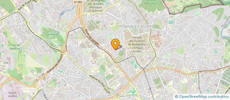 localisation de l'entreprise MONSIEUR NOURALLAH FATEALY à MONTPELLIER