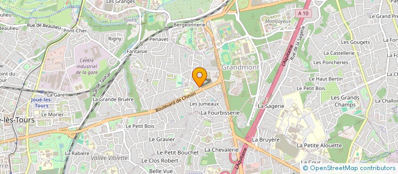 localisation de l'entreprise MONSIEUR NOURDDIN AKNOUCH  JOUE-LES-TOURS