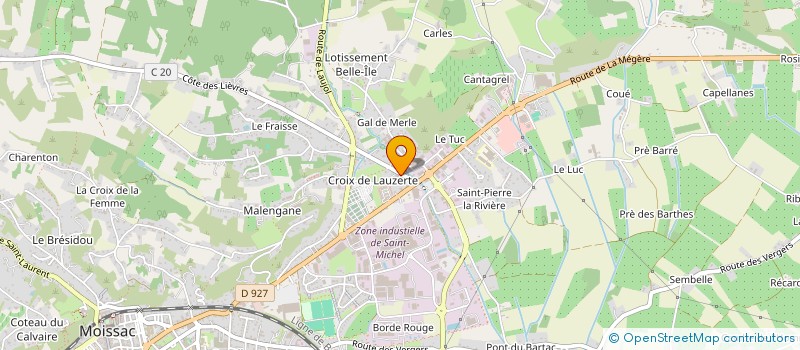 localisation de l'entreprise MONSIEUR NOURDDINE BOUASRIA à MOISSAC