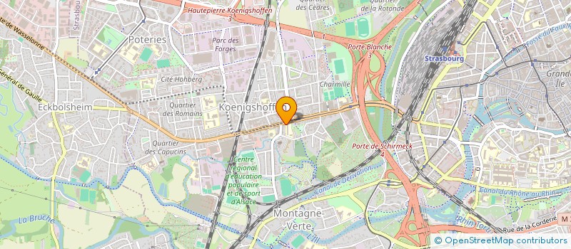 localisation de l'entreprise MONSIEUR NOURDDINE YESSOU  STRASBOURG