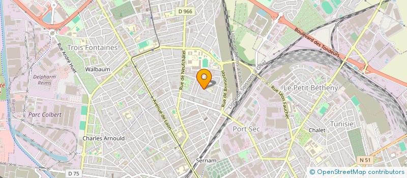 localisation de l'entreprise MONSIEUR NOURDIN DOUAH  REIMS