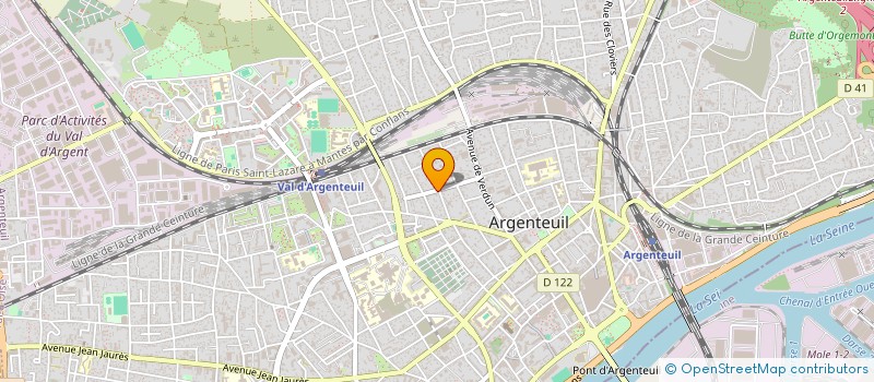 localisation de l'entreprise MONSIEUR NOURDINE ABDELAZIZ  ARGENTEUIL