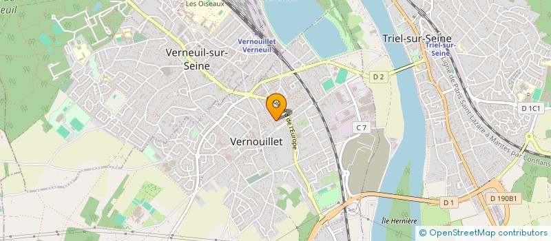 localisation de l'entreprise MONSIEUR NOURDINE AHAMMOU à VERNOUILLET
