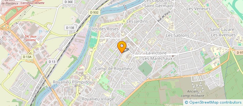 localisation de l'entreprise MONSIEUR NOURDINE BAROUDI  COMPIEGNE