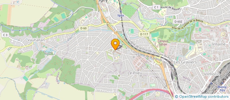 localisation de l'entreprise MONSIEUR NOURDINE BELKACEM  IGNY