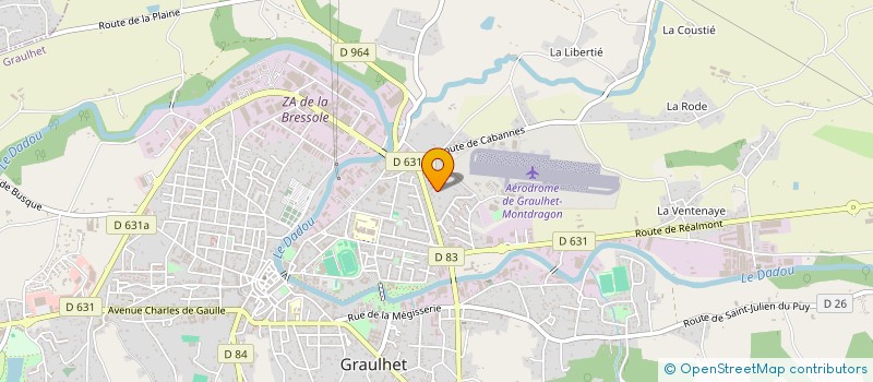 localisation de l'entreprise MONSIEUR NOURDINE BOUHENNICHE à GRAULHET