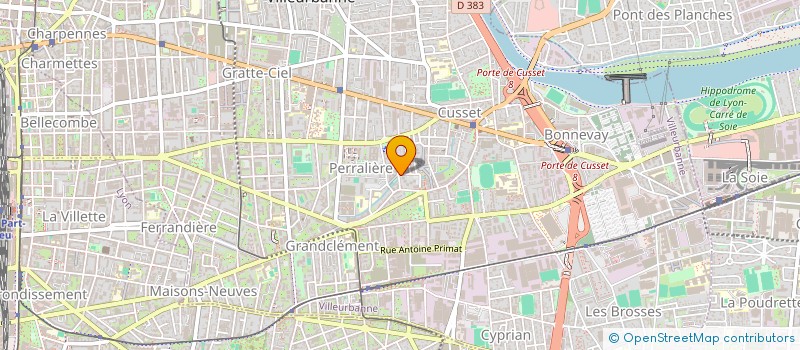 localisation de l'entreprise MONSIEUR NOURDINE BOUJAABA  VILLEURBANNE