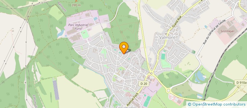 localisation de l'entreprise MONSIEUR NOURDINE BOUKIOUD  FOLSCHVILLER