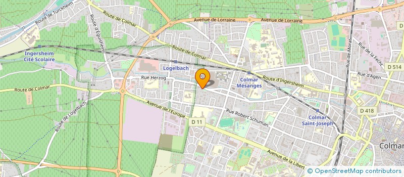 localisation de l'entreprise MONSIEUR NOURDINE BOUTAHRI  COLMAR