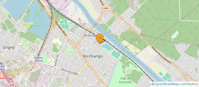 localisation de l'entreprise MONSIEUR NOURDINE GUECHARI  RIS-ORANGIS