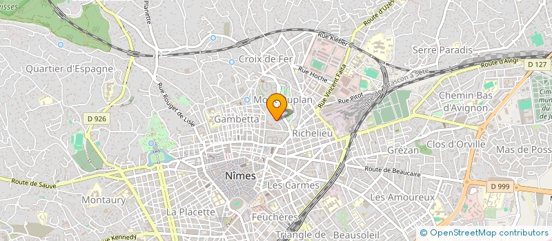 localisation de l'entreprise MONSIEUR NOURDINE HAROUNE  NIMES