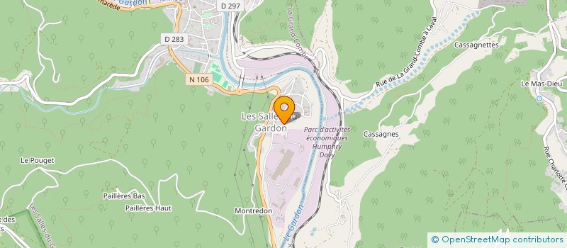 localisation de l'entreprise MONSIEUR NOURDINE HIMMI  LES SALLES-DU-GARDON